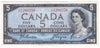 BC-39a-i 1954 Canada $5 Beattie-Coyne, U/C, Extra Fine (EF40)