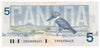 BC-56a 1986 Canada $5 Crow-Bouey, ENH, EF