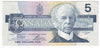 BC-56a 1986 Canada $5 Crow-Bouey, ENH, EF
