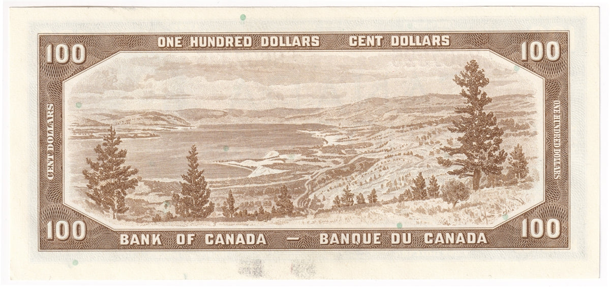 BC-43c 1954 Canada $100 Lawson-Bouey, B/J, Uncirculated (MS60)