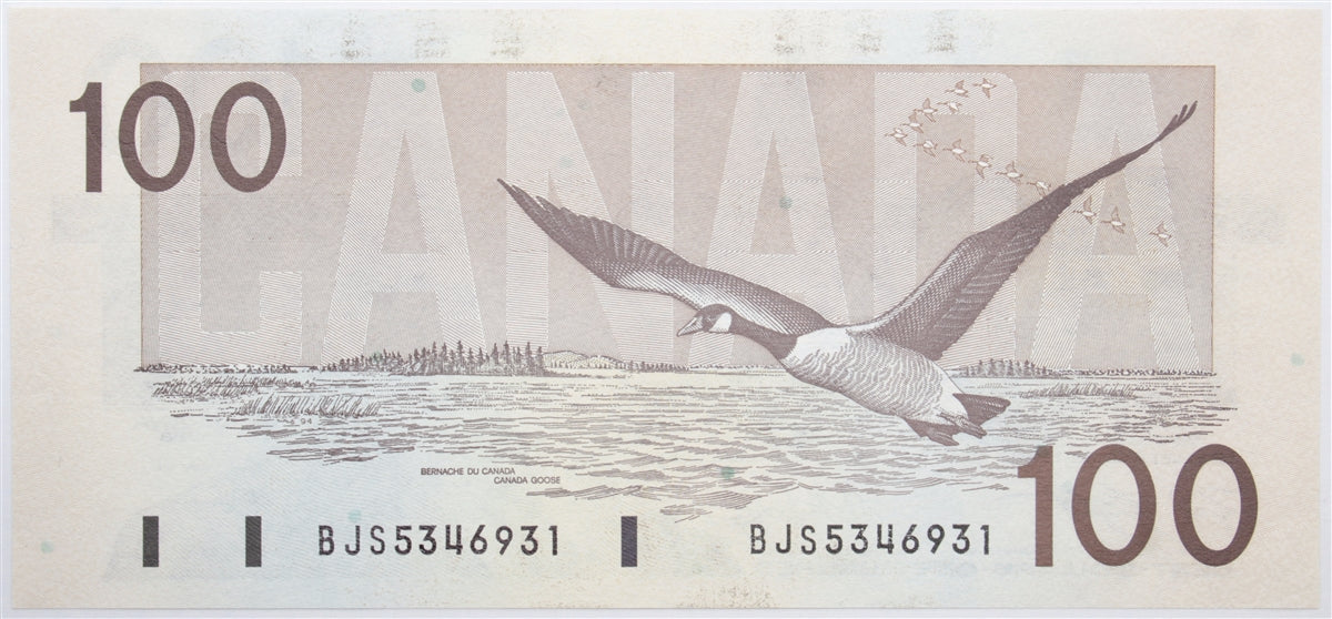 BC-60d 1988 Canada $100 Knight-Dodge, BJS, Choice Uncirculated (CUNC63)
