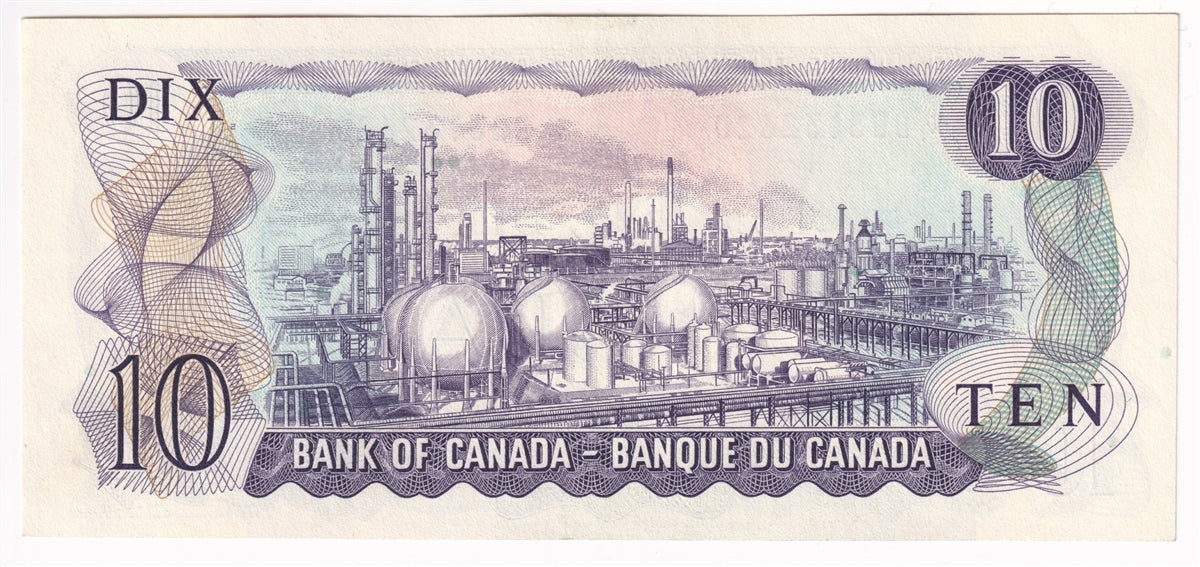 BC-49aA 1971 Canada $10 Beattie-Rasminsky, *DB, Extra Fine (EF40)