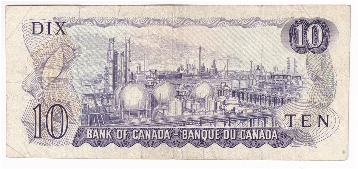 BC-49cA 1971 Canada $10 Lawson-Bouey, *VA, Very Good (VG8)