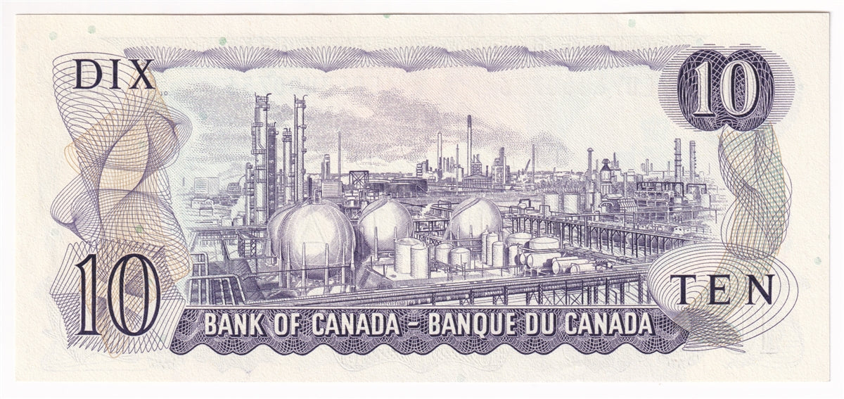 BC-49c-i 1971 Canada $10 Lawson-Bouey, EDF, AU-UNC (AU55)