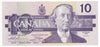 BC-57a 1989 Canada $10 Thiessen-Crow, AEM, Choice Uncirculated (CUNC63)