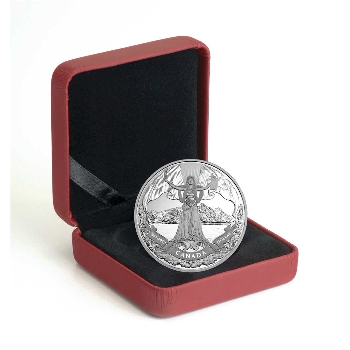 2017 150th Anniversary Canadian Confederation Proof Silver Dollar (No Tax)
