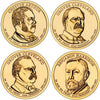 2012 USA Presidential Dollar 8-Coin Set - Both P & D Mints