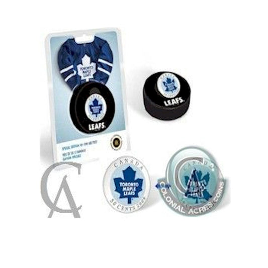2009 Canada 50-cent Toronto Maple Leafs Hockey Coin Puck