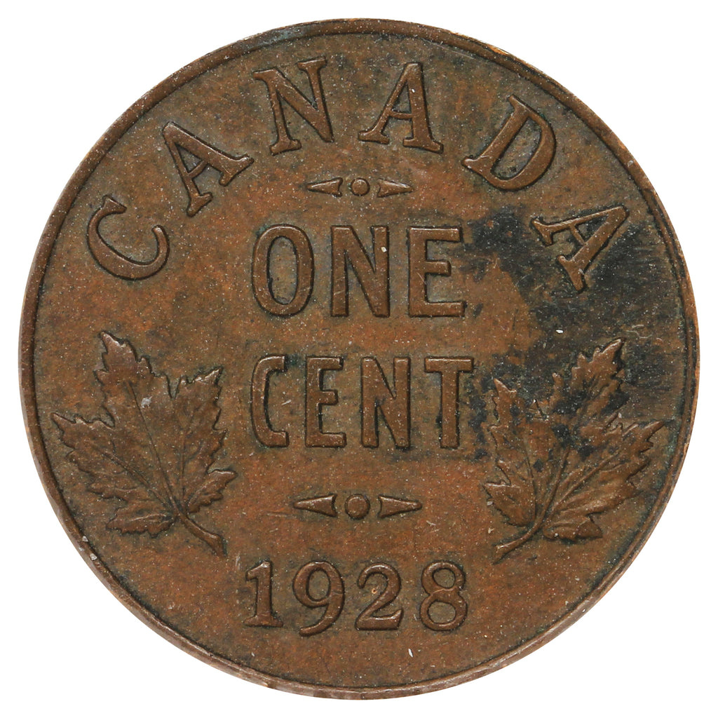 1923 Canada 1-cent EF-AU (EF-45) Impaired