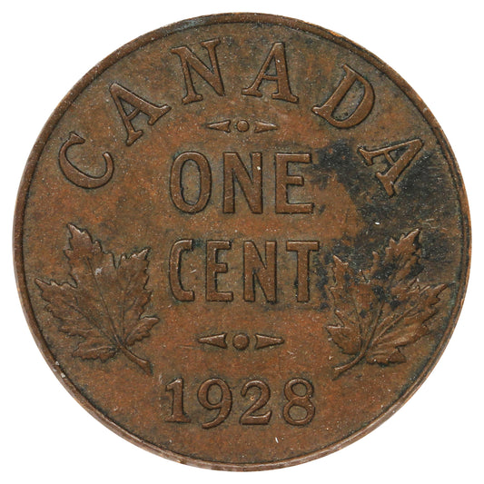 1923 Canada 1-cent EF-AU (EF-45) Impaired