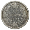 1891 Canada 21 Leaves Canada 10-cents VG-F (VG-10) Impaired