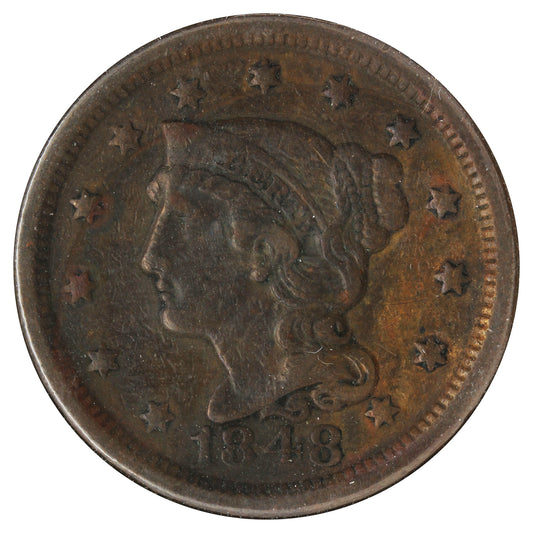 1848 USA Cent (Cleaned)