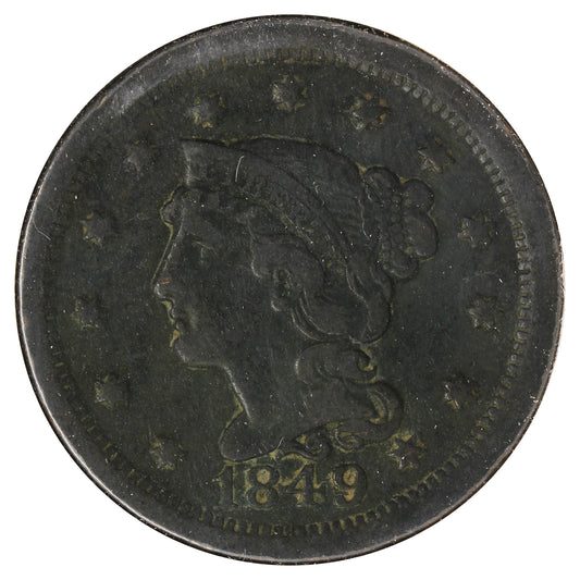 1849 USA Cent (Impaired)