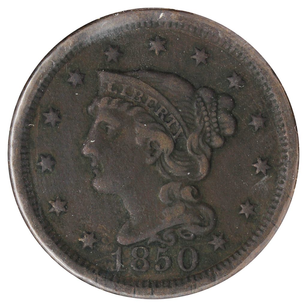 1850 USA Cent (Cleaned)