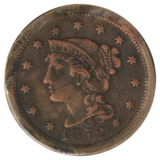 1852 USA Cent (Impaired)