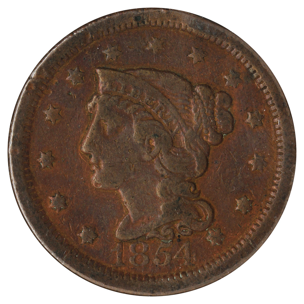 1854 USA Cent (Impaired)