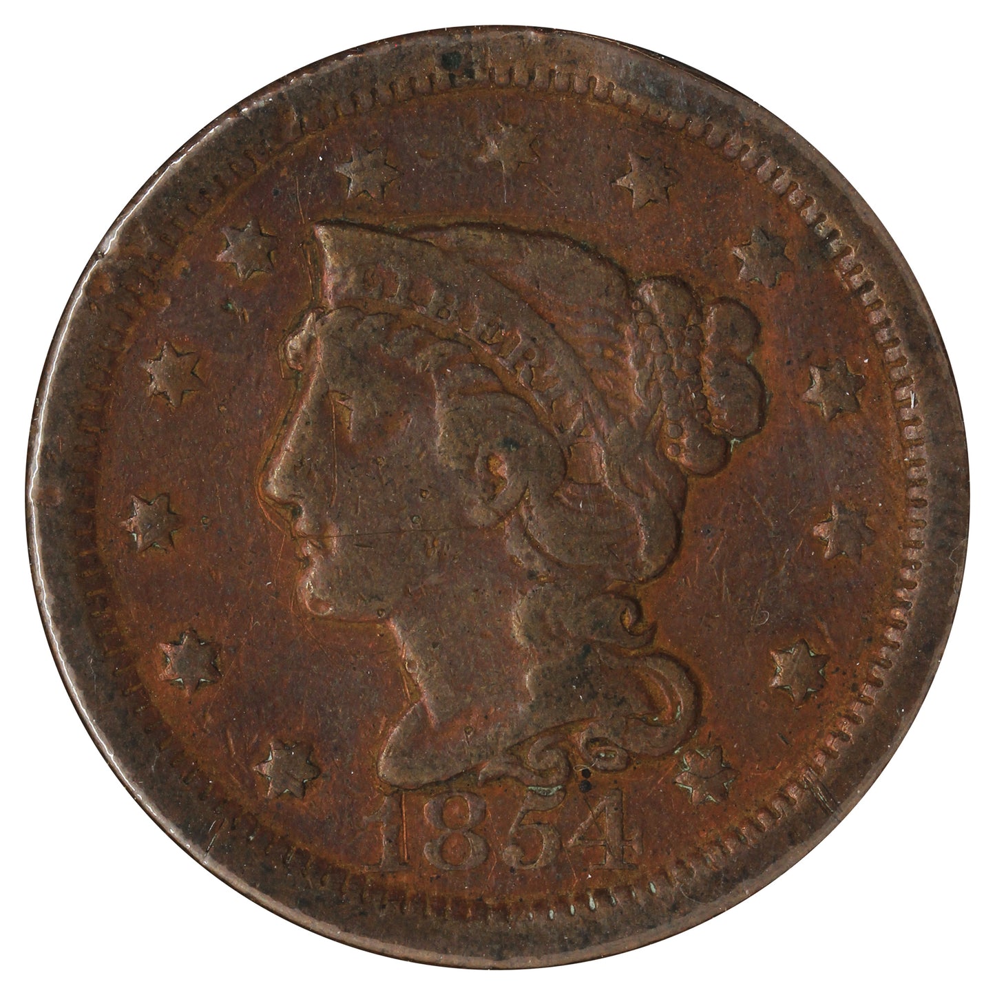1854 USA Cent (Impaired)