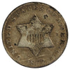 1852 USA 3 Cents (Bent)