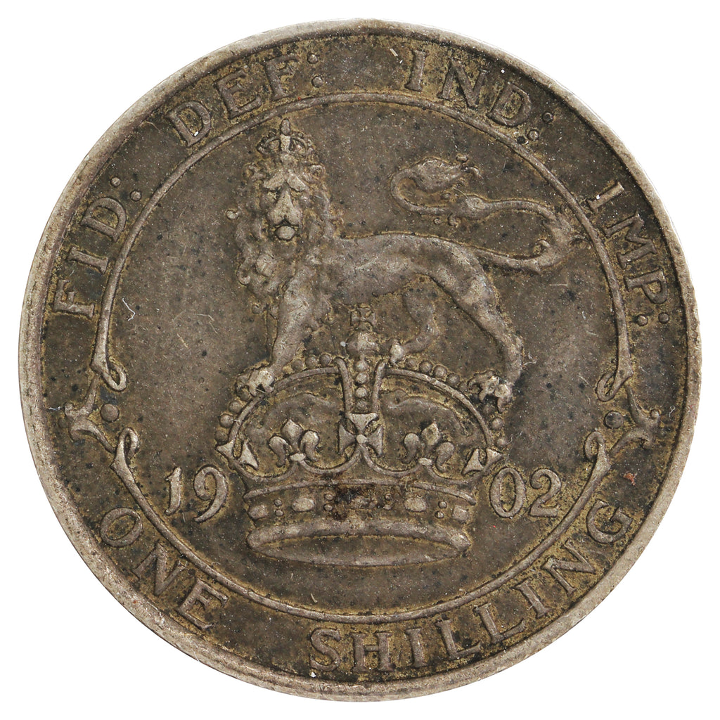 Great Britain 1902 Shilling VF-EF (VF30) Toned