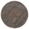 1858 Canada 1-cent Very Fine (VF20) Scratched, marks, or impaired