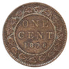 1876H Canada 1-cent Extra Fine (EF40) Scratched, marks, or impaired