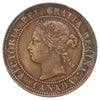 1876H Canada 1-cent Extra Fine (EF40) Scratched, marks, or impaired