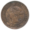 1881H Obv. 1a Canada 1-cent Extra Fine (EF40) Scratched, marks, or impaired