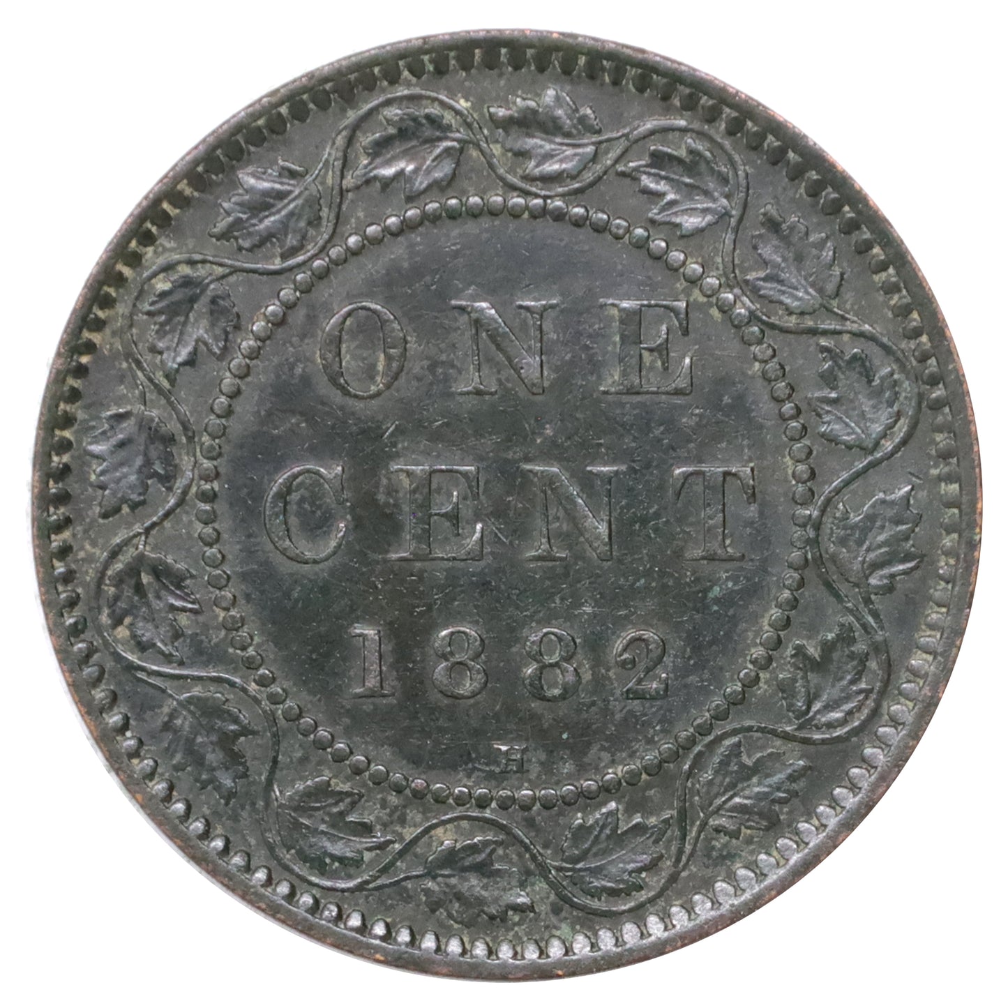 1882 Obv. 1 Canada 1-cent Extra Fine (EF40) Scratched, marks, or impaired
