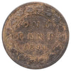 1890H Canada 1-cent Extra Fine (EF40) Scratched, marks, or impaired