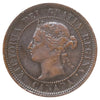 1892 Obv. 2 Canada 1-cent Very Fine (VF20) Scratched, marks, or impaired