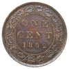 1892 Obv. 4 Canada 1-cent EF-AU (EF45) Scratched, marks, or impaired