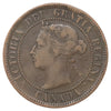 1892 Obv. 4 Canada 1-cent Fine (F12) Scratched, marks, or impaired