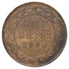 1894 Large 4 Canada 1-cent EF-AU (EF45) Scratched, marks, or impaired
