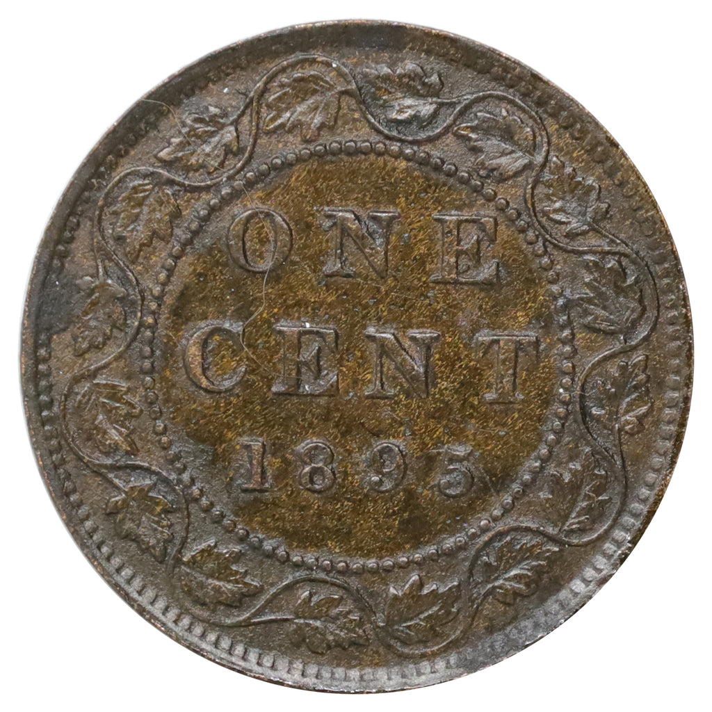 1895 Canada 1-cent Extra Fine (EF40) Scratched, marks, or impaired