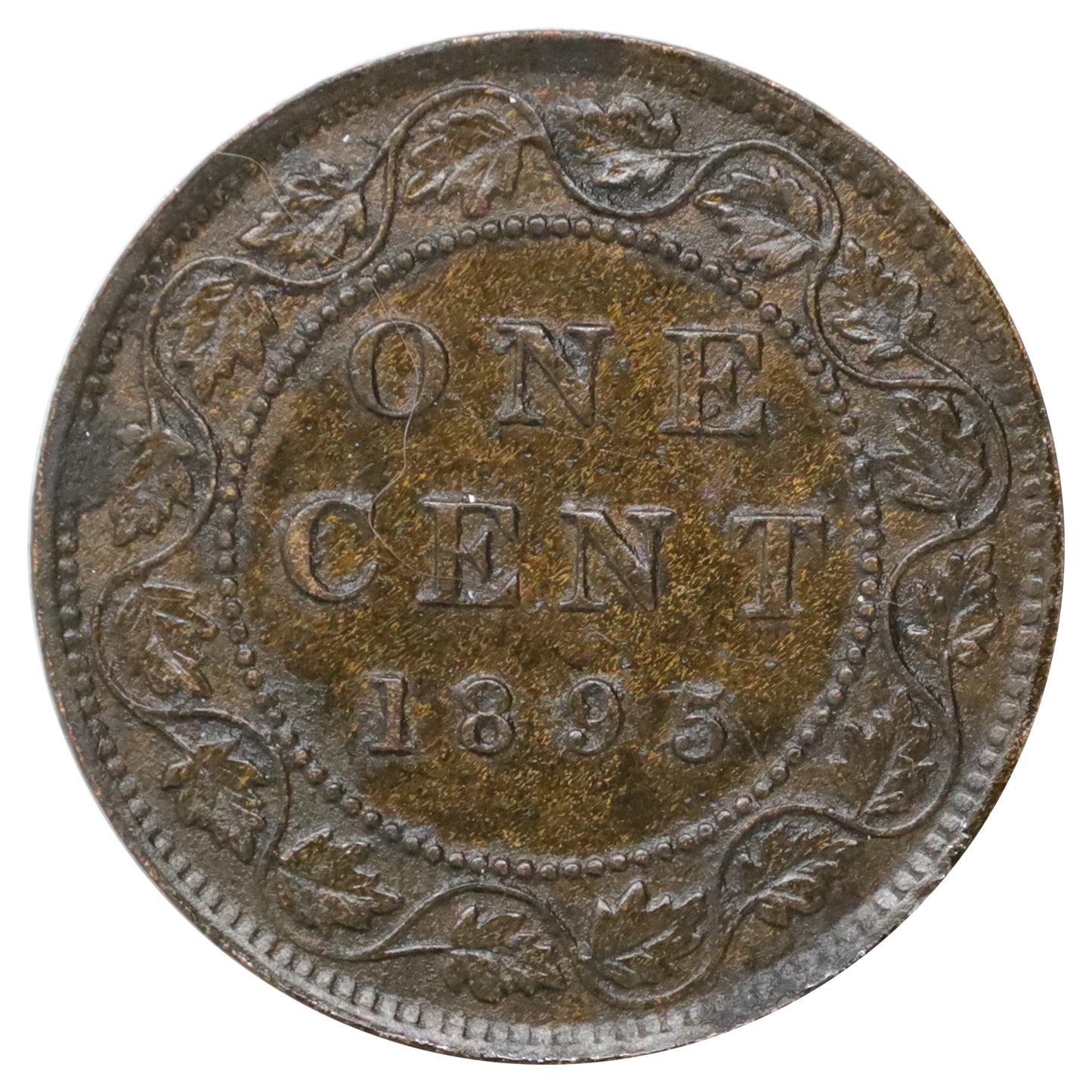 1895 Canada 1-cent Extra Fine (EF40) Scratched, marks, or impaired