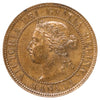 1896 Canada 1-cent Uncirculated (MS60) Scratched, marks, or impaired