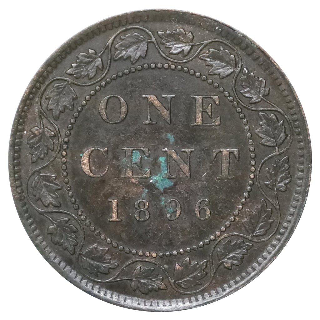 1896 Canada 1-cent Extra Fine (EF40) Scratched, marks, or impaired