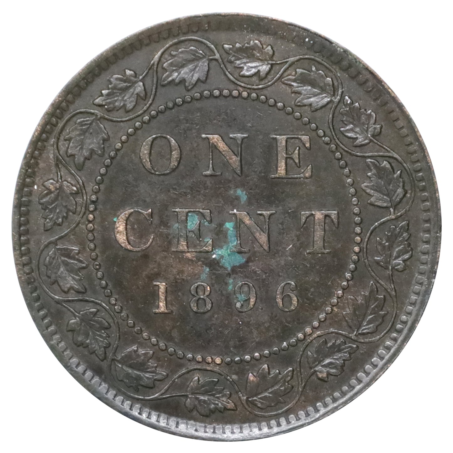1896 Canada 1-cent Extra Fine (EF40) Scratched, marks, or impaired