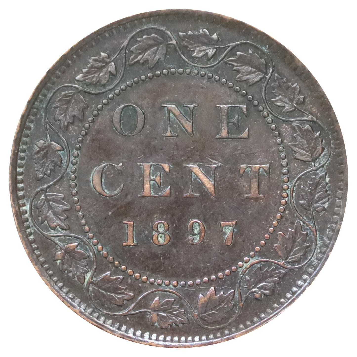 1897 Canada 1-cent Extra Fine (EF40) Scratched, marks, or impaired