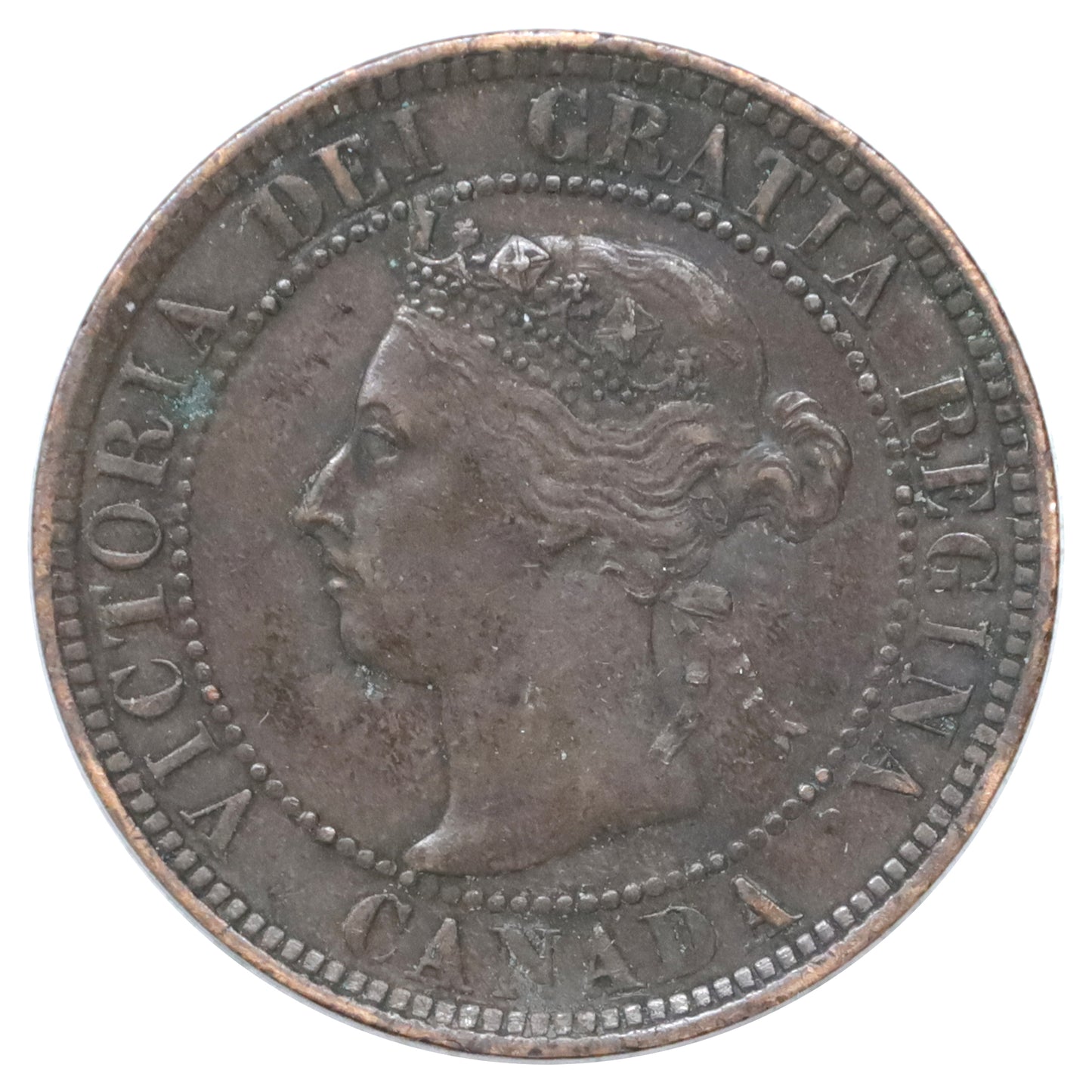1897 Canada 1-cent Extra Fine (EF40) Scratched, marks, or impaired