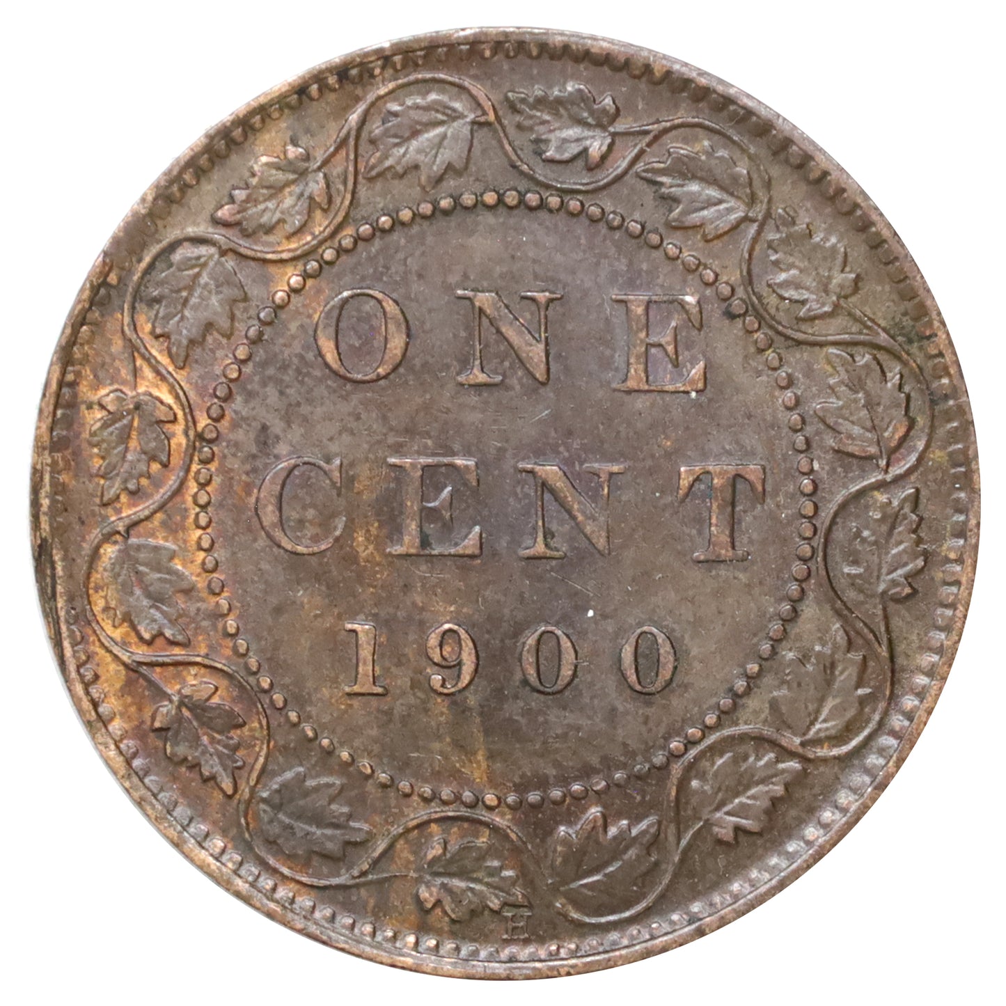 1900H Canada 1-cent Almost Uncirculated (AU50) Scratched, marks, or impaired