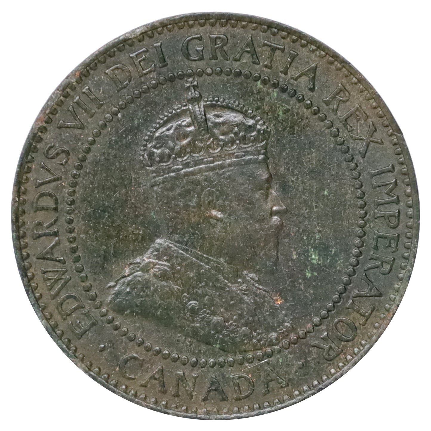 1908 Canada 1-cent Extra Fine (EF40) Scratched, marks, or impaired