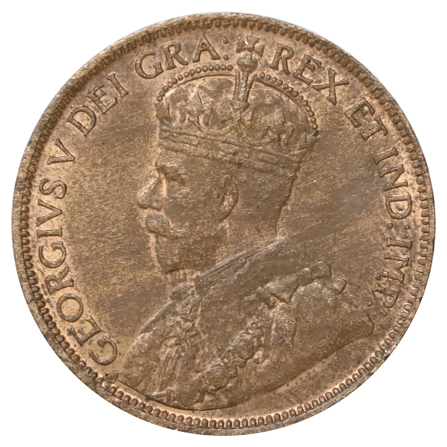 1918 Canada 1-cent Uncirculated (MS60) Scratched, marks, or impaired