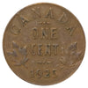 1925 Canada 1-cent Fine (F12) Scratched, marks, or impaired