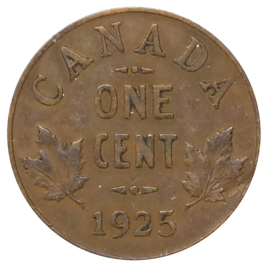 1925 Canada 1-cent Fine (F12) Scratched, marks, or impaired