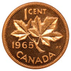 ERROR 1965 Canada 1-cent (Rotated Die 22.5 Degrees) Proof Like