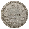 1870 Wide Rim Canada 5-cents Extra Fine (EF40) Scratched, marks, or impaired