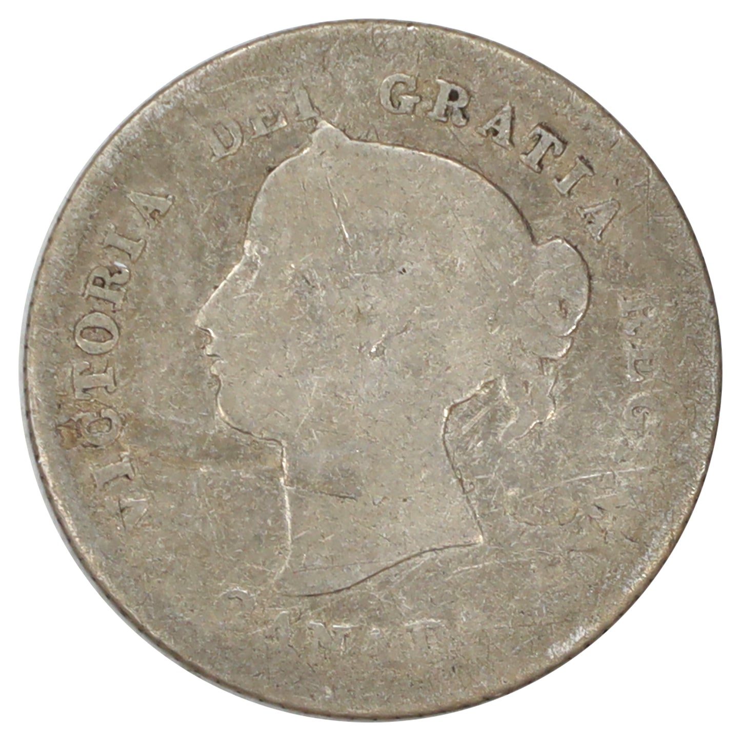1874H Plain 4 Canada 5-cents Good (G4) Scratched, marks, or impaired