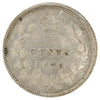 1875H Small Date Canada 5-cents VG-F (VG10) Scratched, marks, or impaired