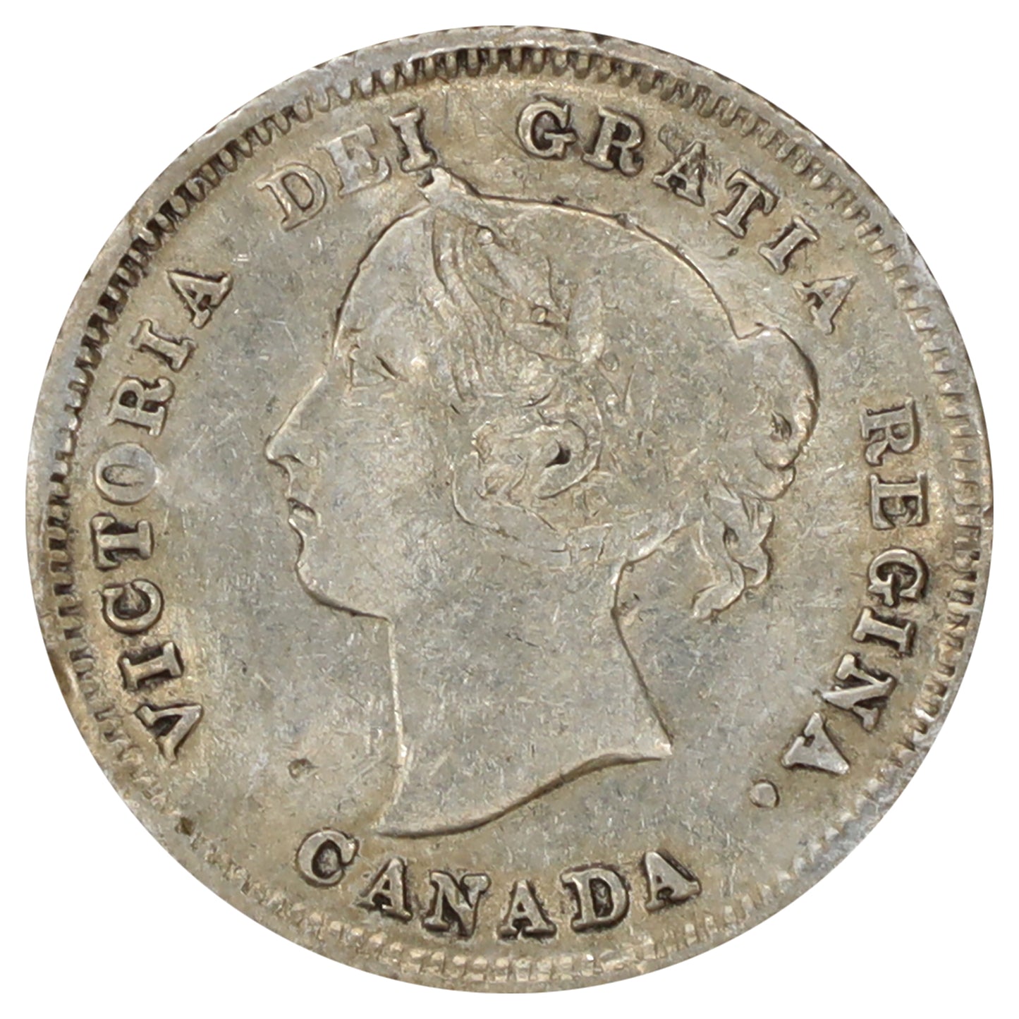 1882 Canada 5-cents Very Fine (VF20) Scratched, marks, or impaired